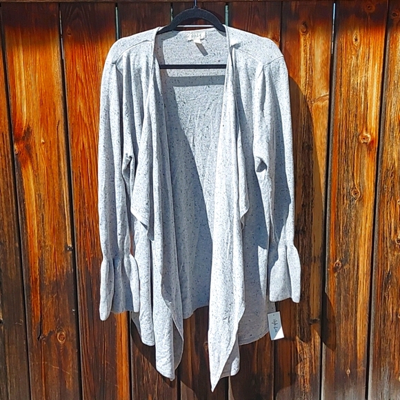 Style & Co. Sweaters - Style Co Grey flowing cardigan